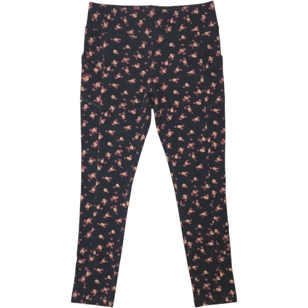 Cabi Womens High Waisted Floral Print Leggings with Pockets Size L Style 4142